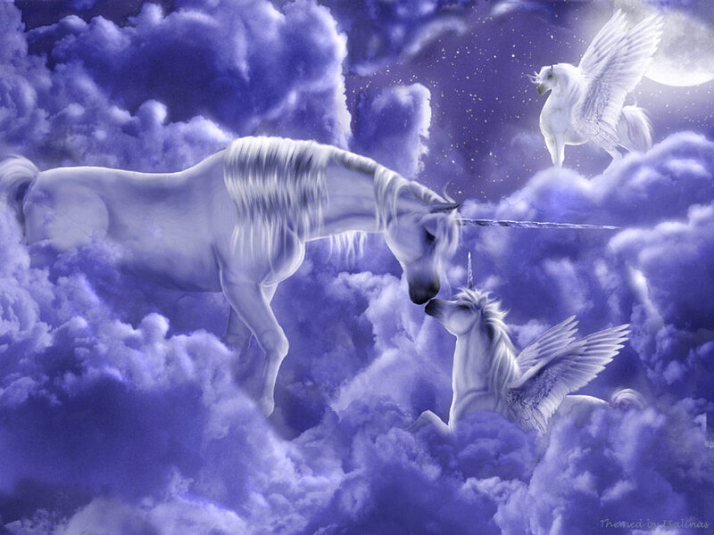 Unicorns in the clouds