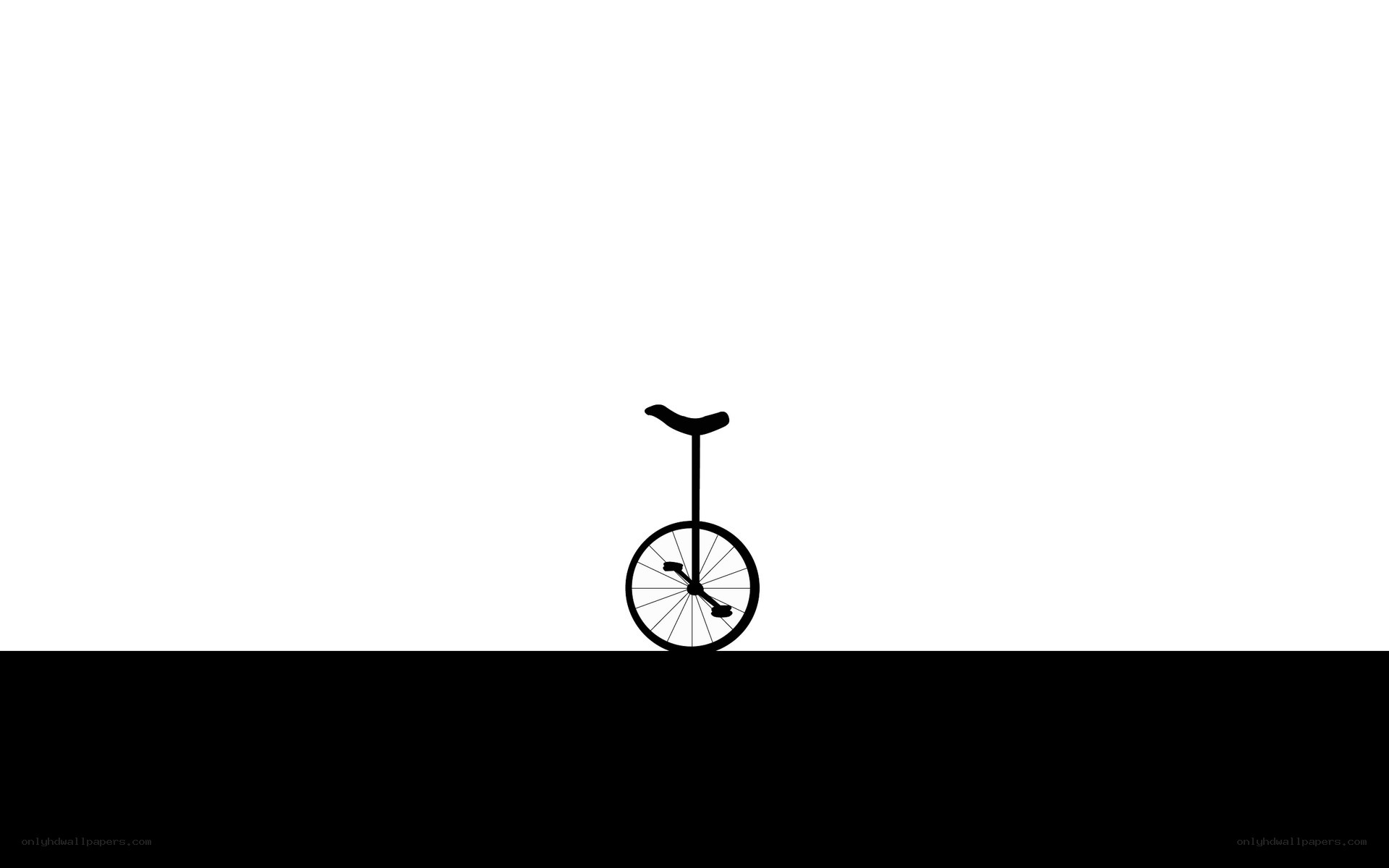 Unicycle on a line