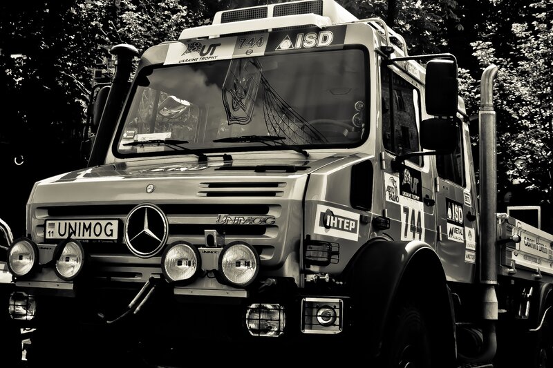 Unimog truck at Ukraine Trophy