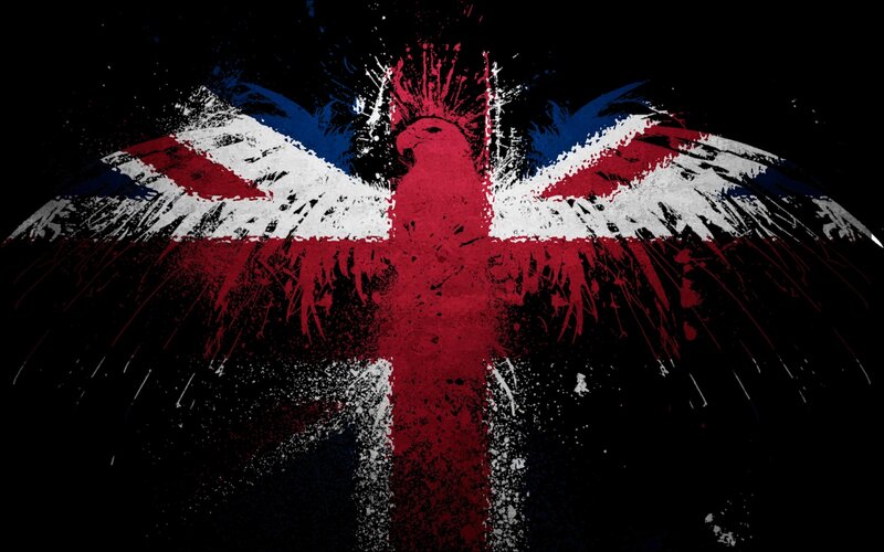 Union Jack eagle artwork