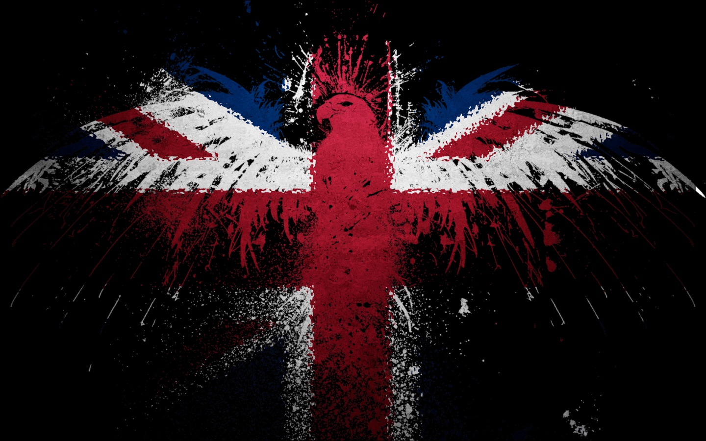 Union Jack eagle artwork