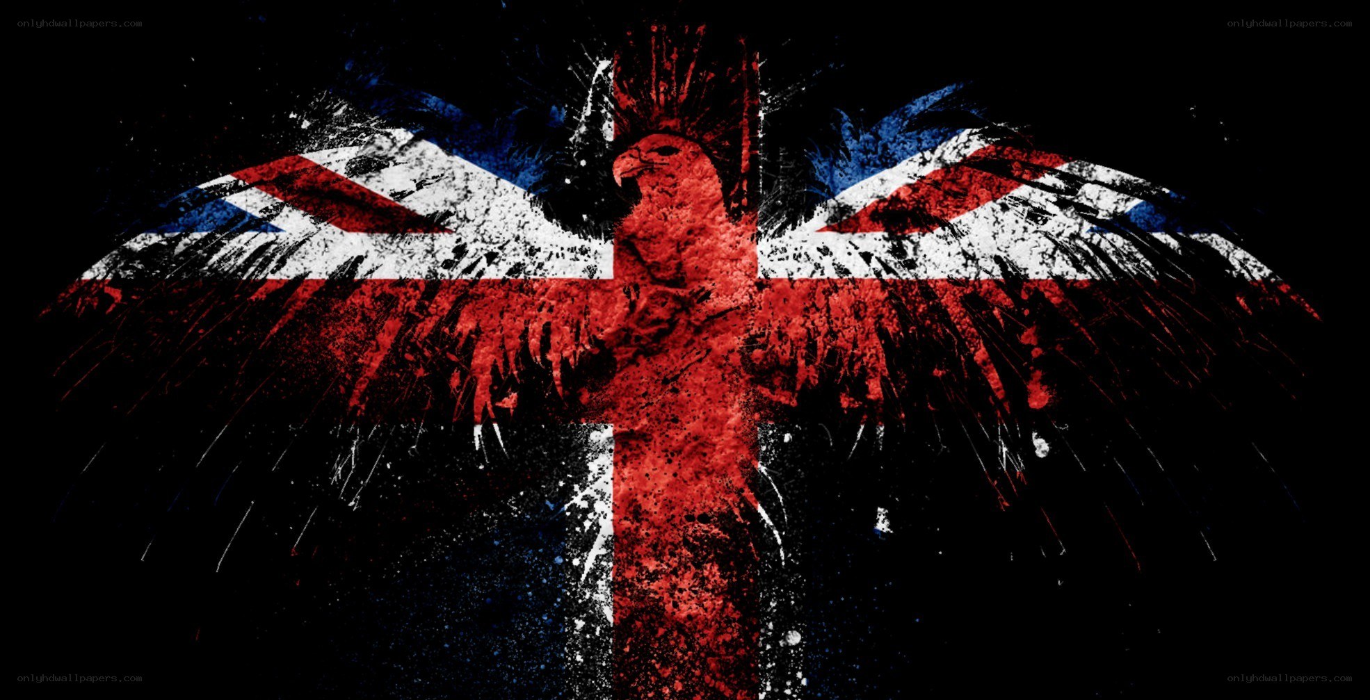 Union Jack eagle design