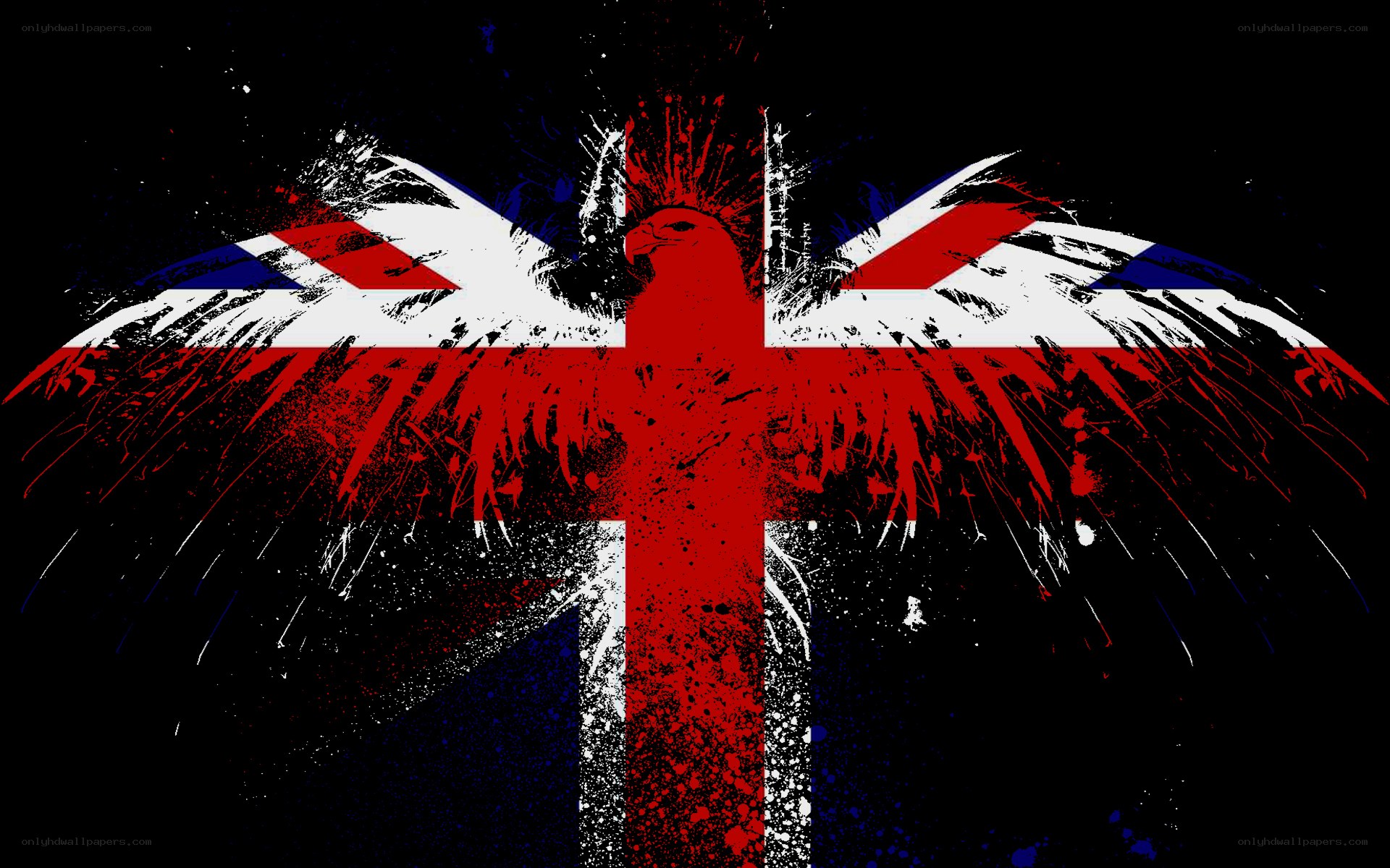 Union Jack eagle design