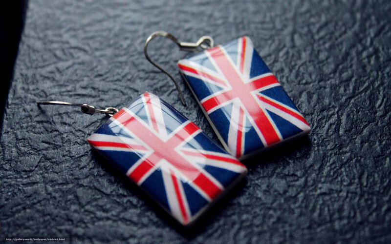 Union Jack earrings