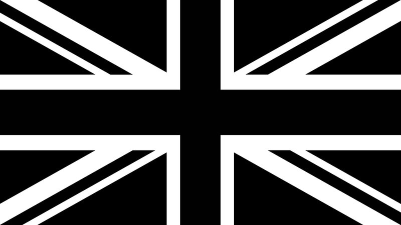 Union Jack Flag — Black, Neutral