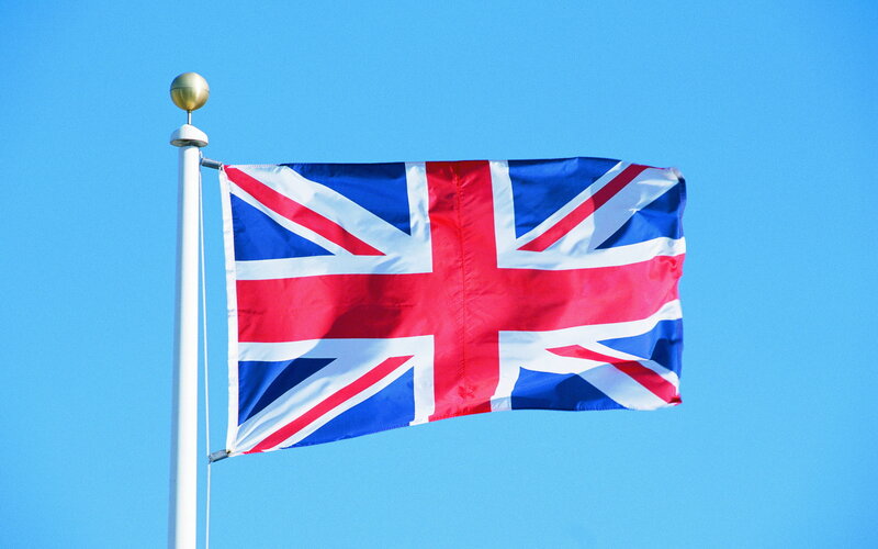 Union Jack Flag — Blue