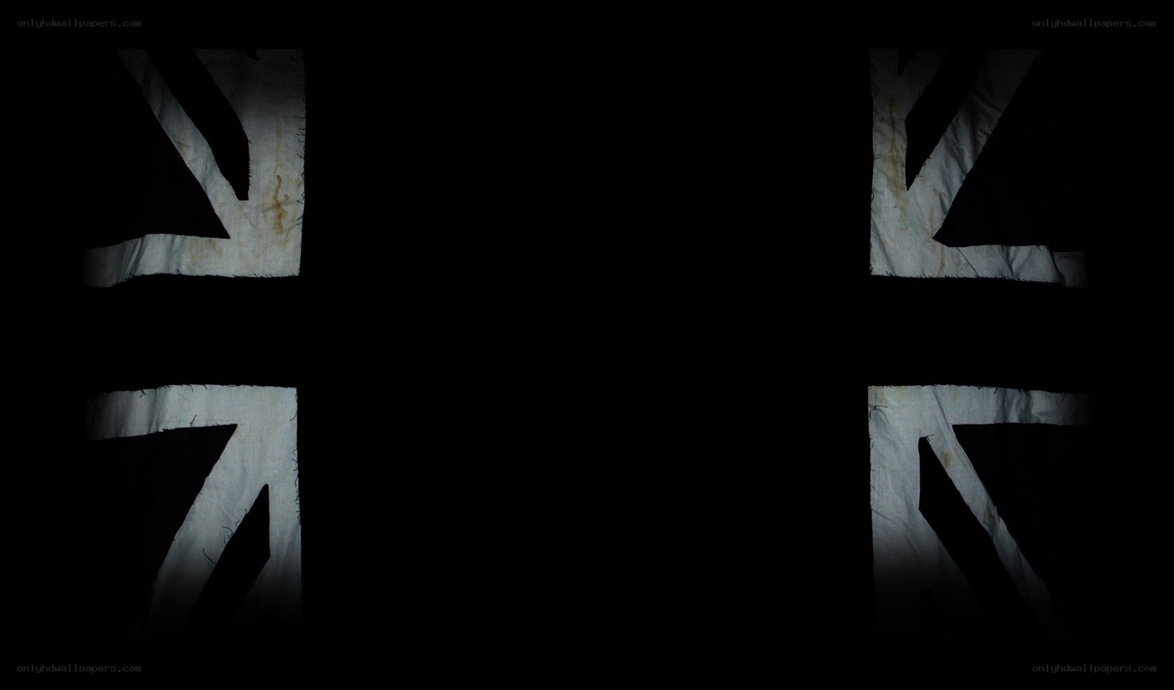 Union Jack flag fragments
