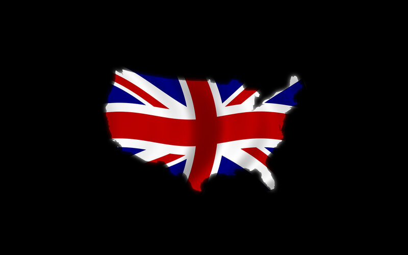 Union Jack flag map