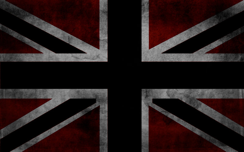 Union Jack Flag — Red, Dark