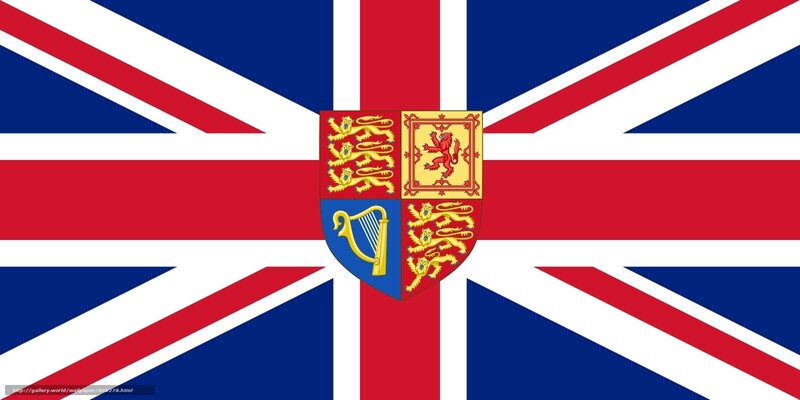 Union Jack Flag — Red, Formal, Vector Art