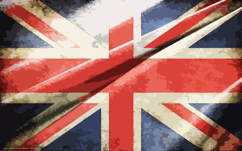 Union Jack Flag — Red, Patriotic, Painting