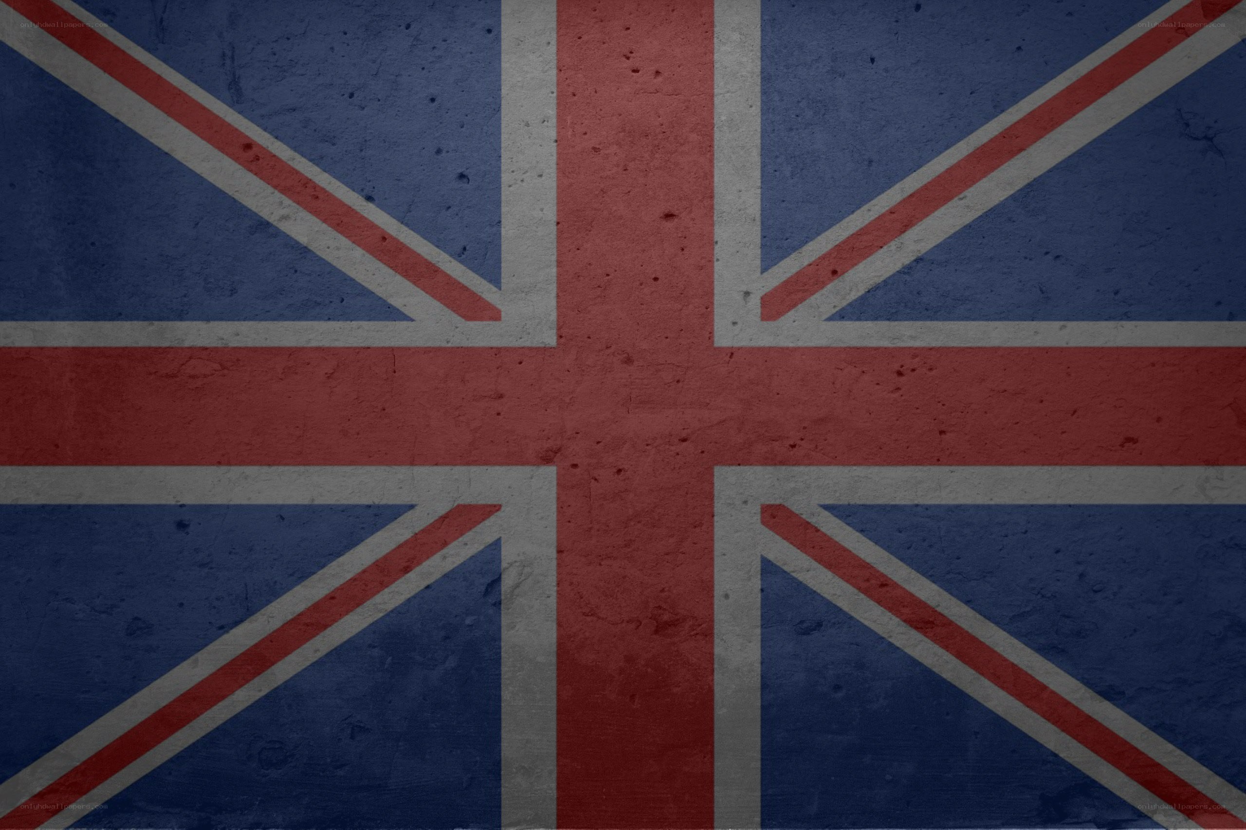 Union Jack on textured surface