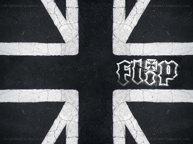 Union Jack with Flip text