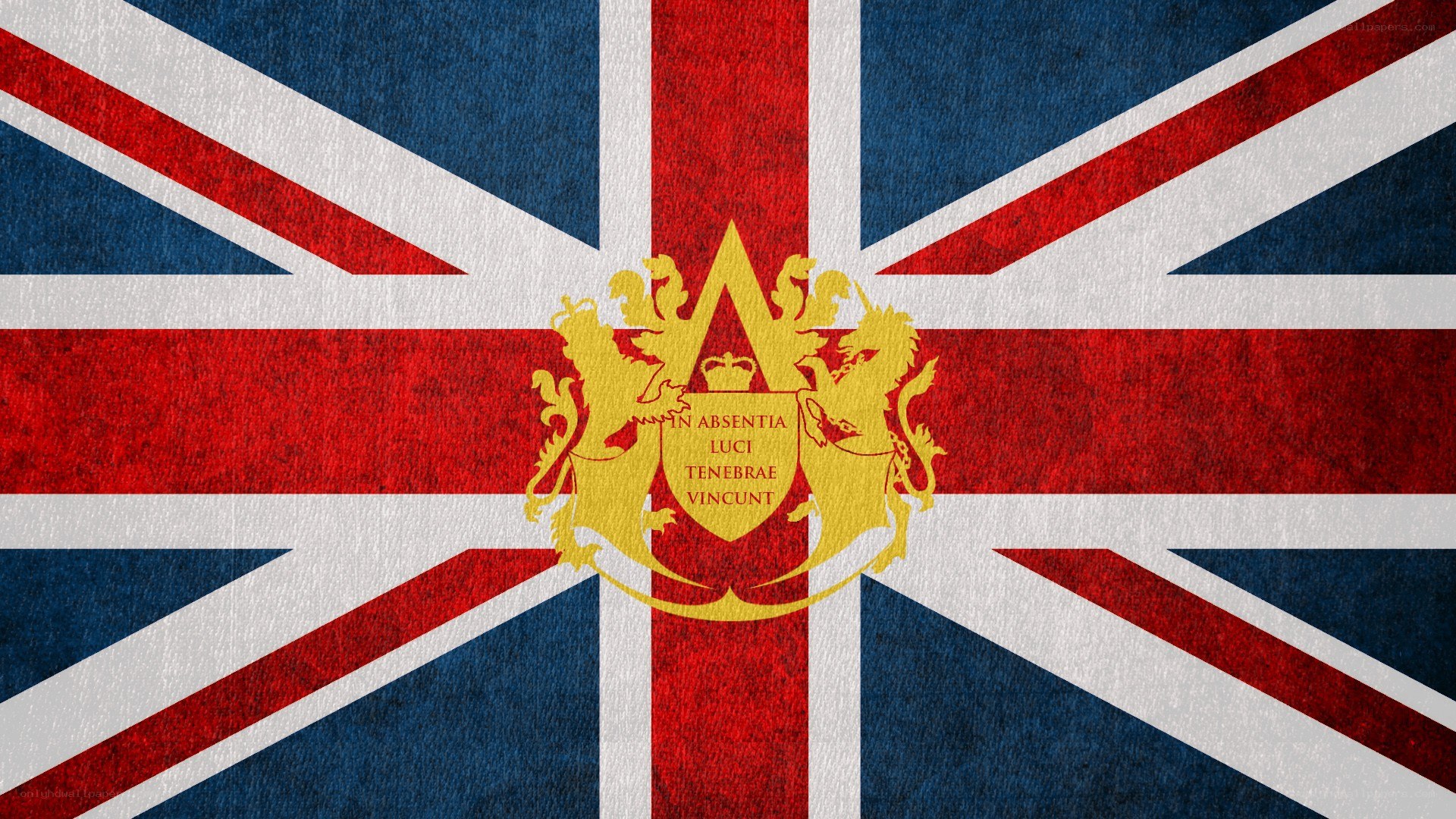 Union Jack with royal crest
