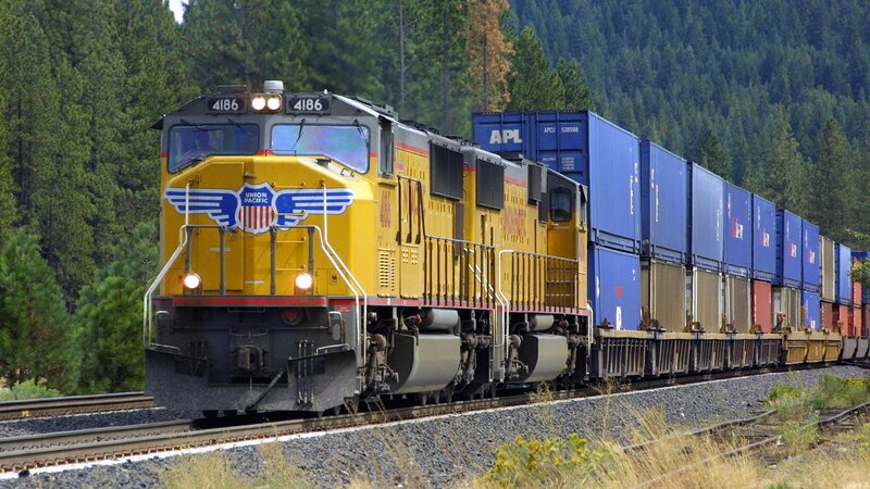 Union Pacific freight train
