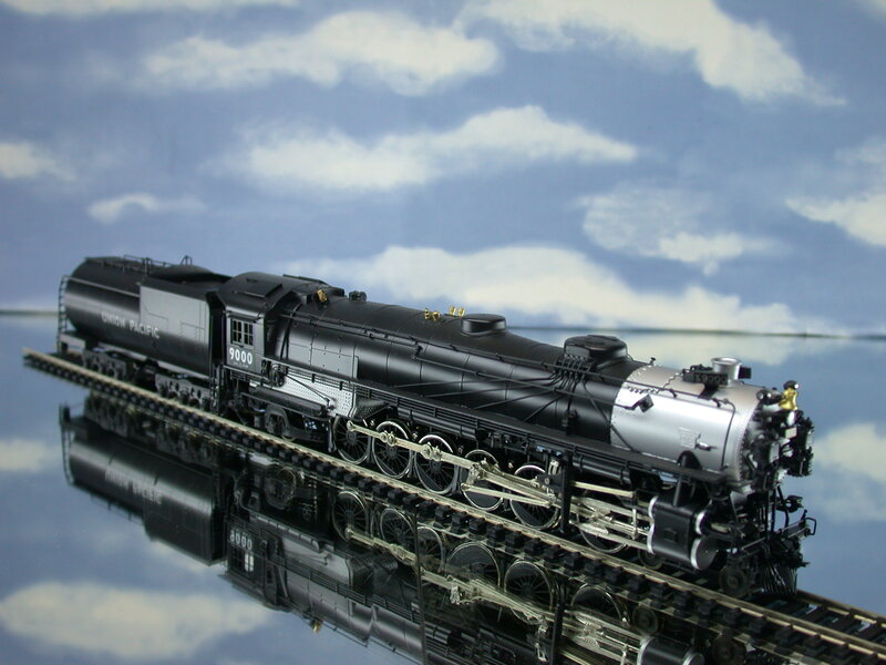 Union Pacific Steam Locomotive — Black