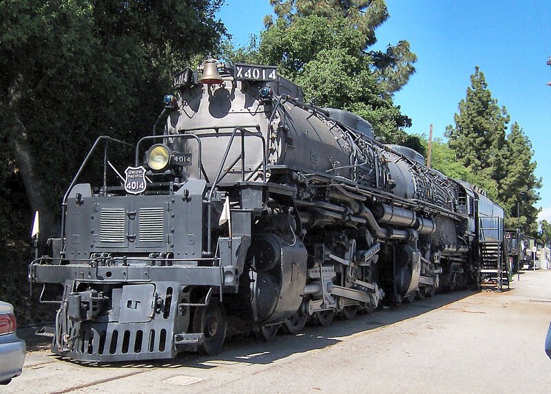 Union Pacific Steam Locomotive — Gray