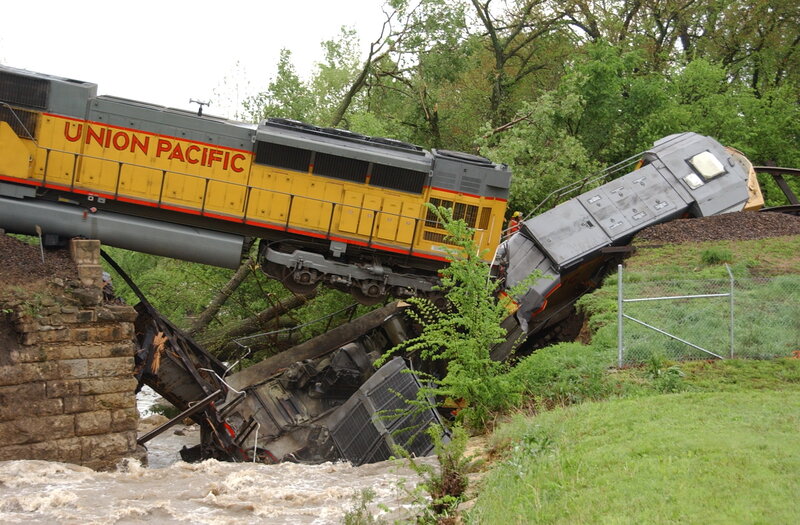 Union Pacific train derailment