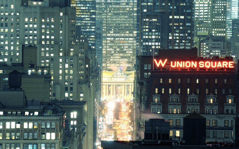 Union Square at night
