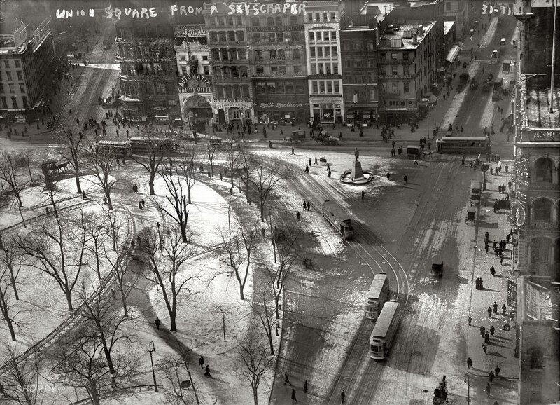 Union Square in Winter