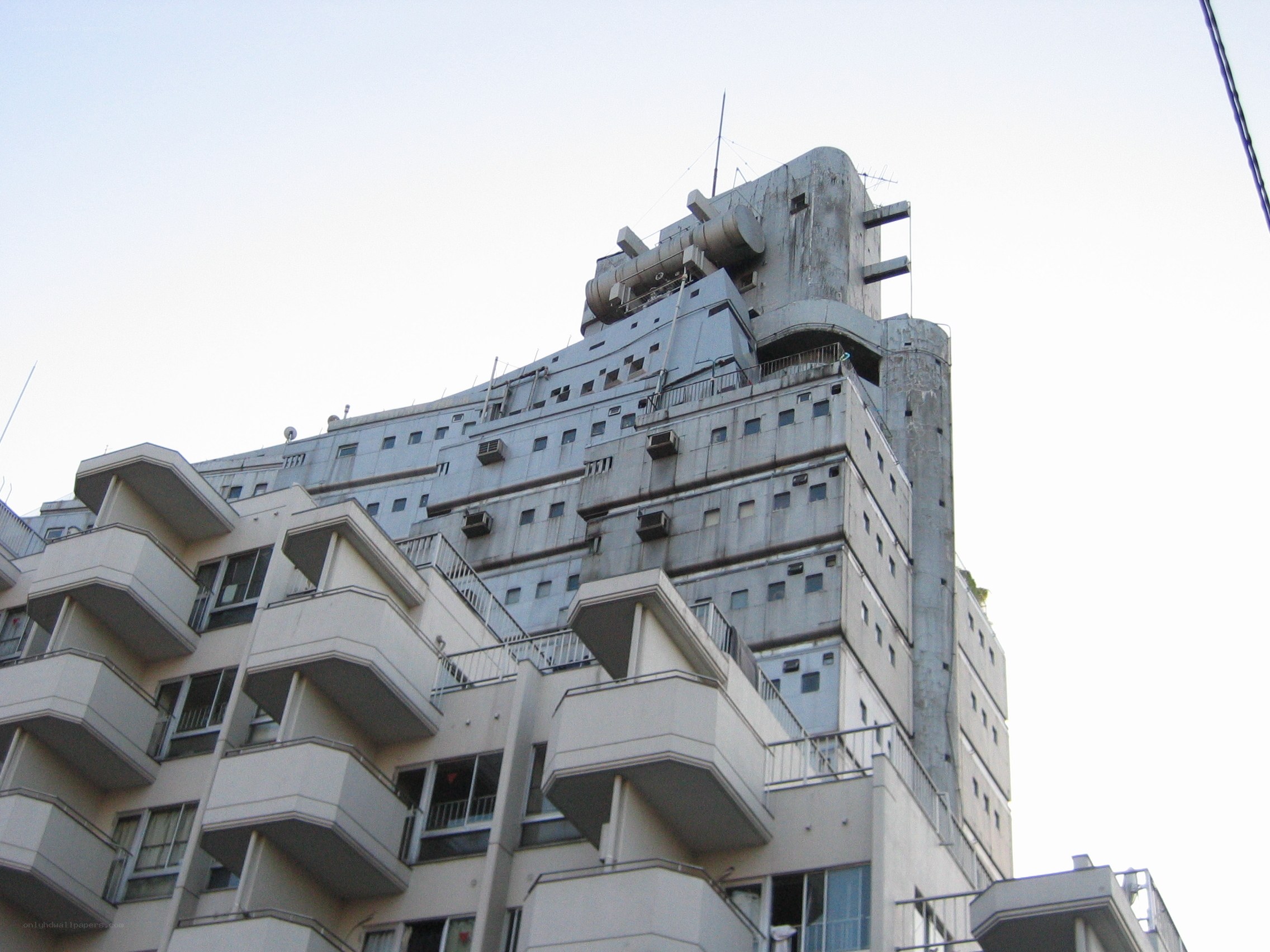 unique building with ship-like design