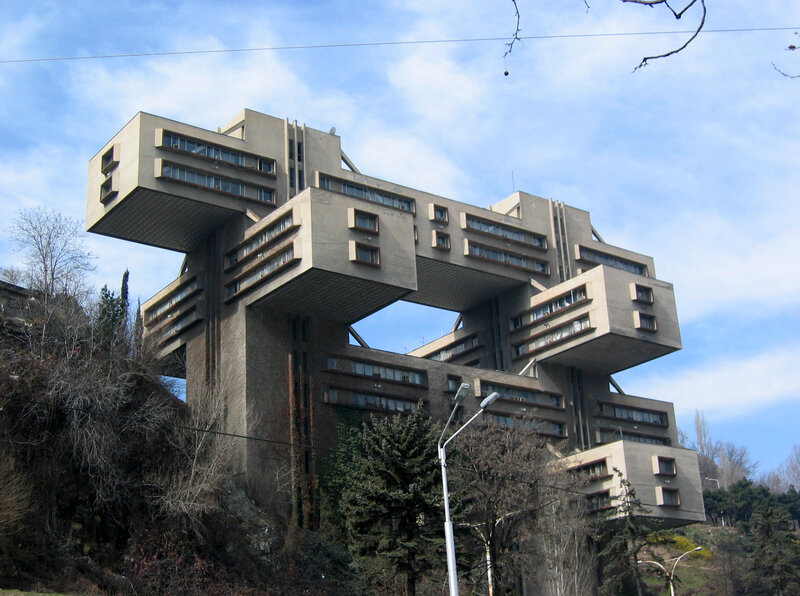 Unique concrete building structure