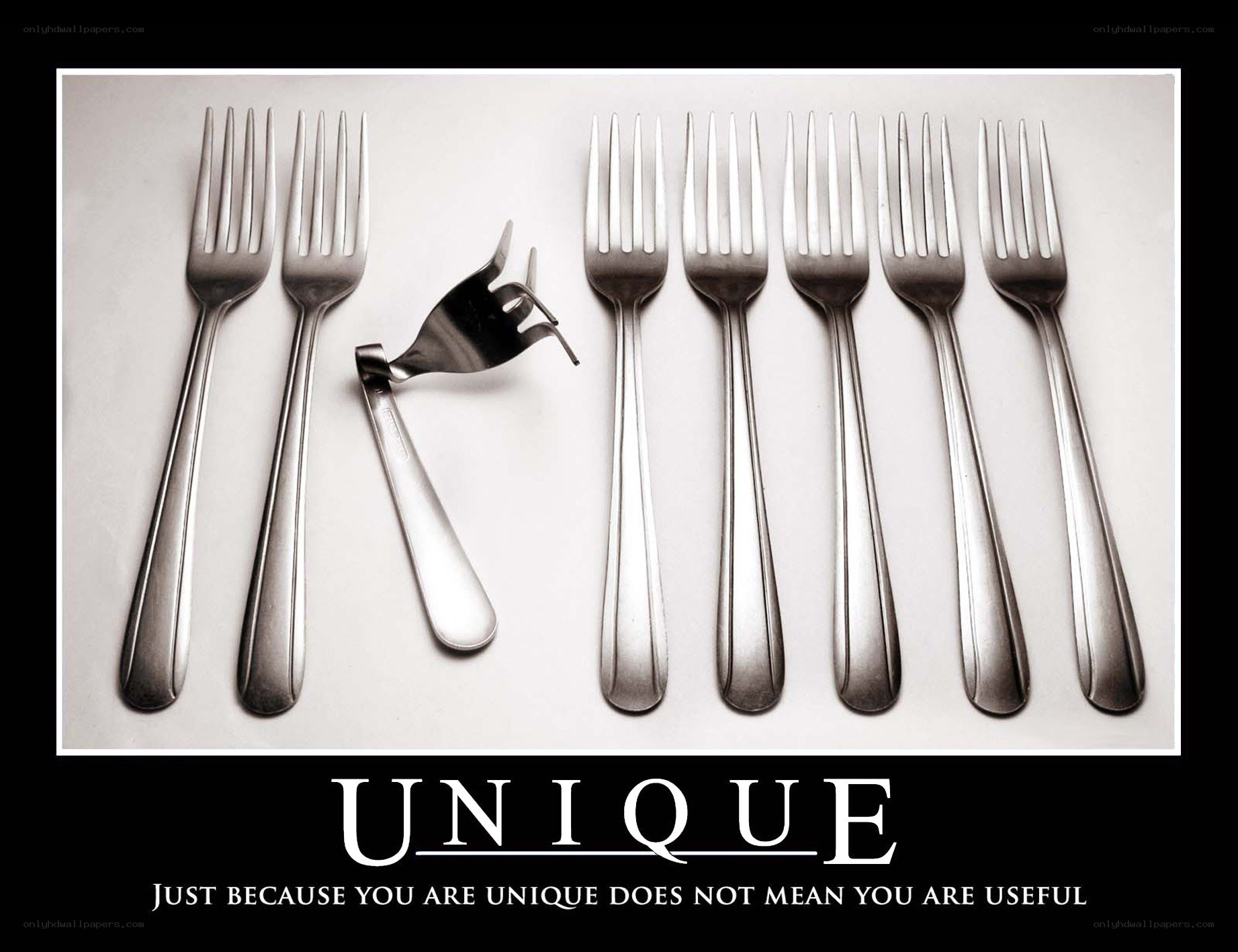 unique fork metaphor