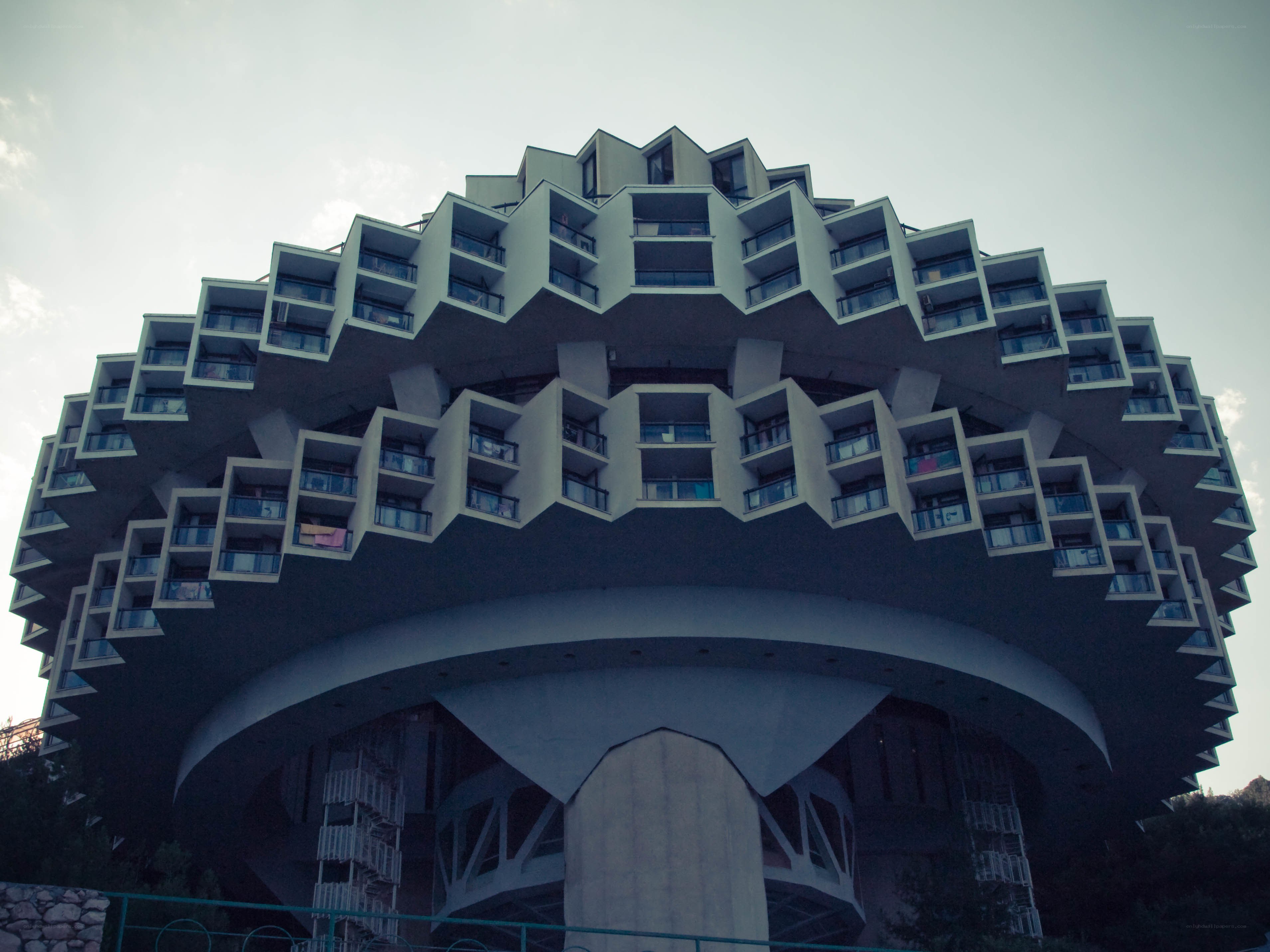 Unique spiral building design