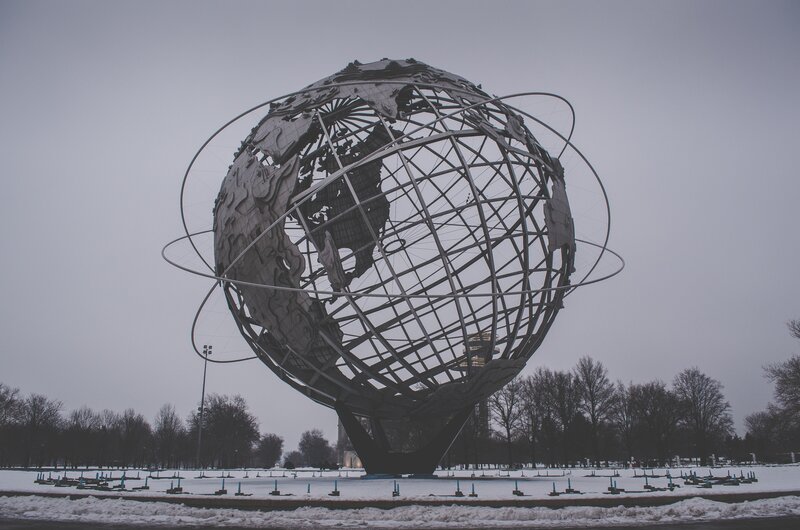 Unisphere in winter
