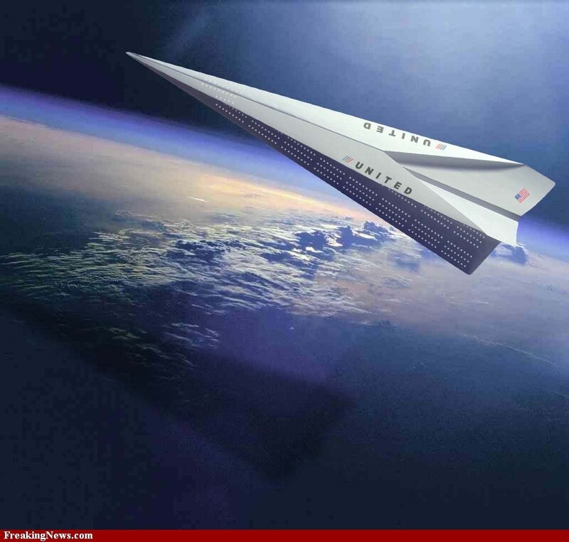 United Airlines spacecraft concept