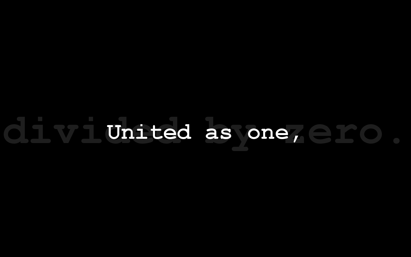 United as one