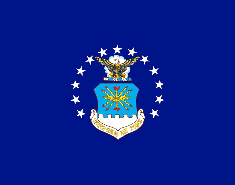 United States Air Force Flag — Blue, Formal