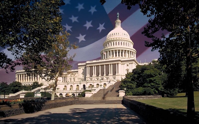 United States Capitol Building — White, Formal