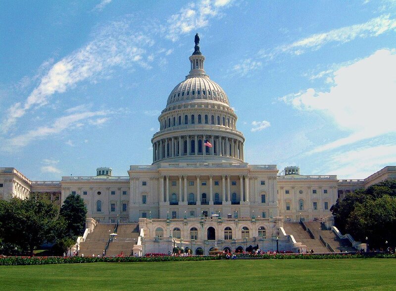United States Capitol Building — White, Serene, Afternoon