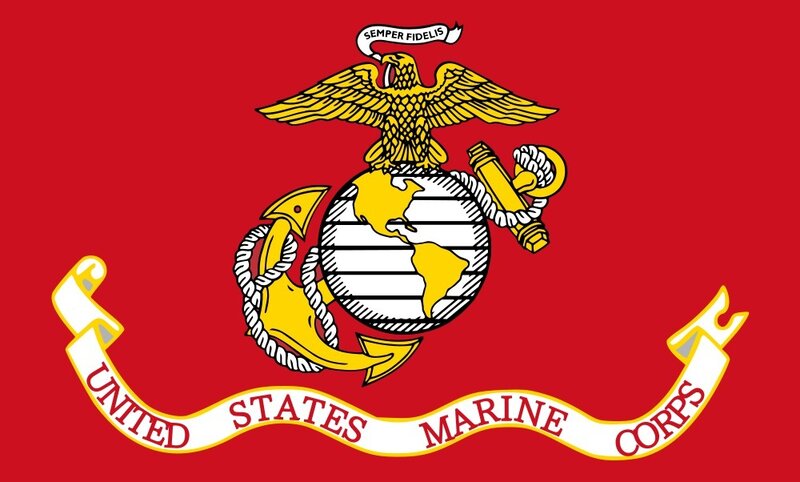 United States Marine Corps Emblem — Red, Formal