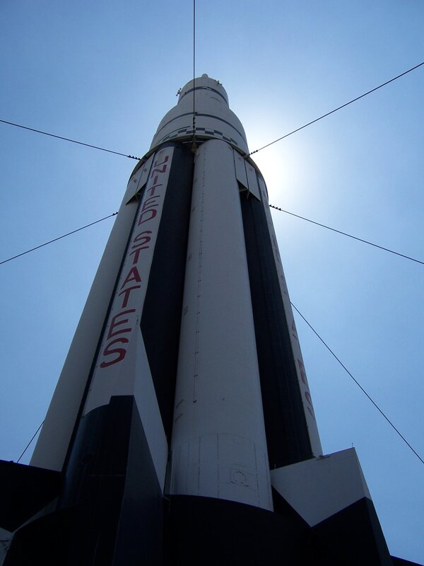 United States rocket display