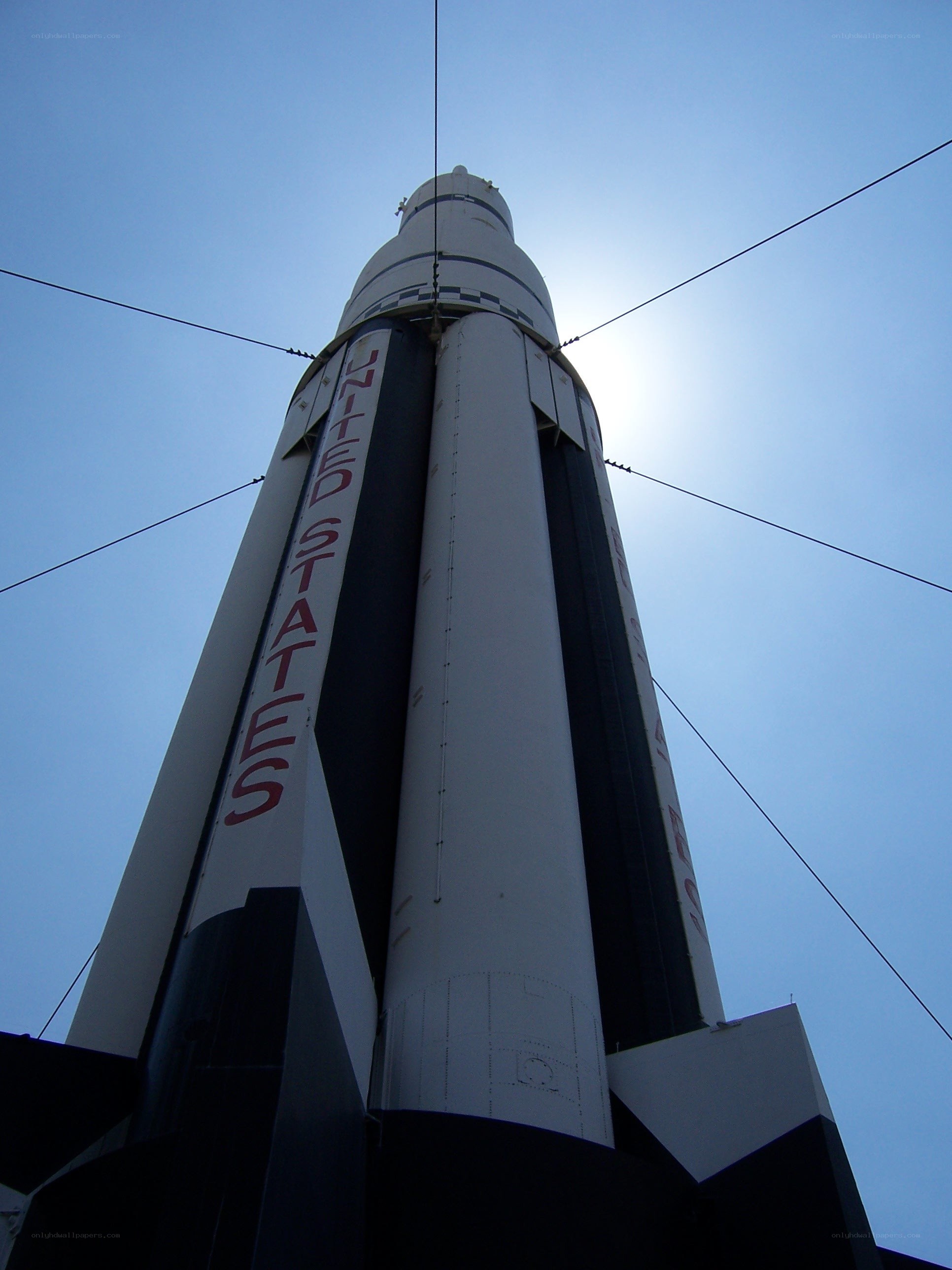 United States rocket display