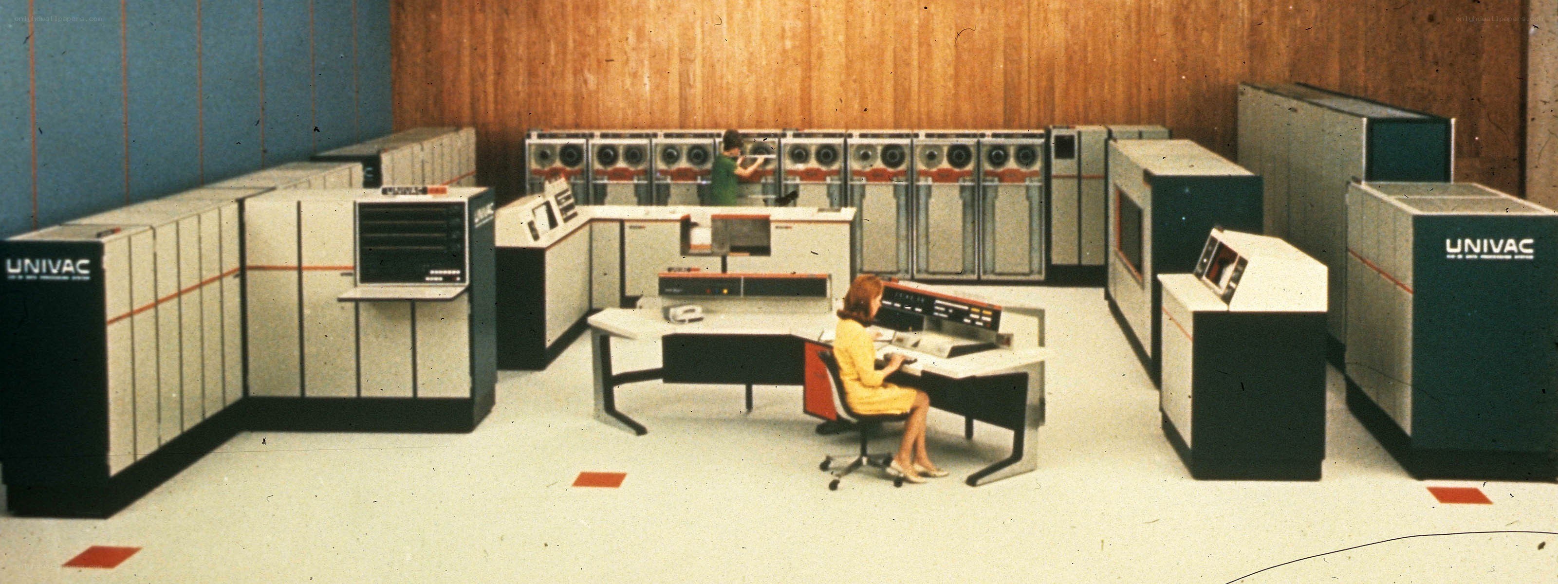 Univac computer room