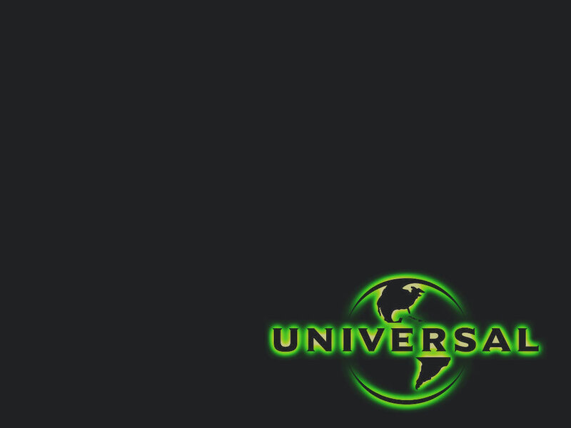 Universal logo on black background