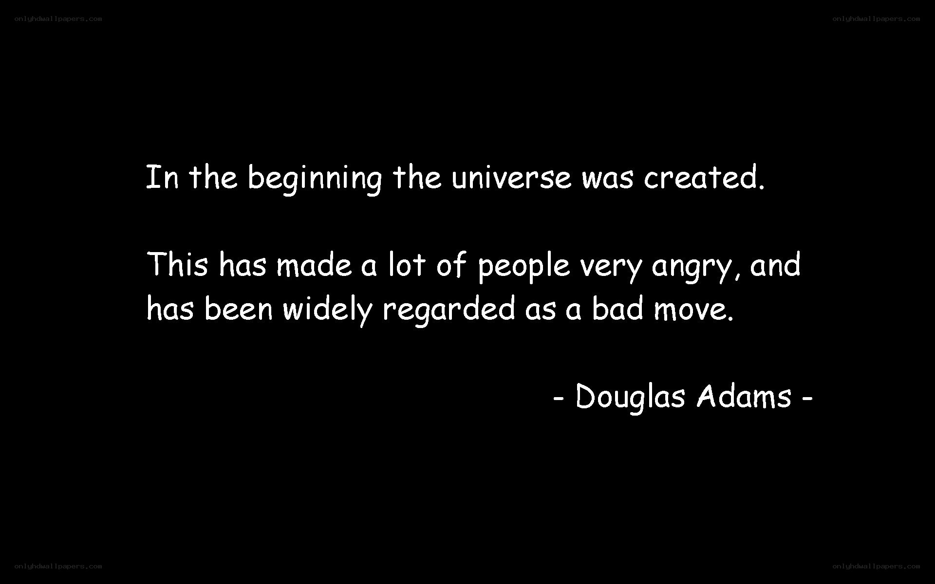 universe creation quote