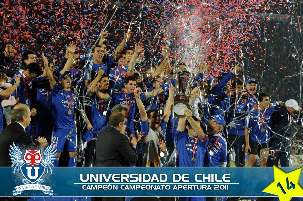 Universidad de Chile celebrates title