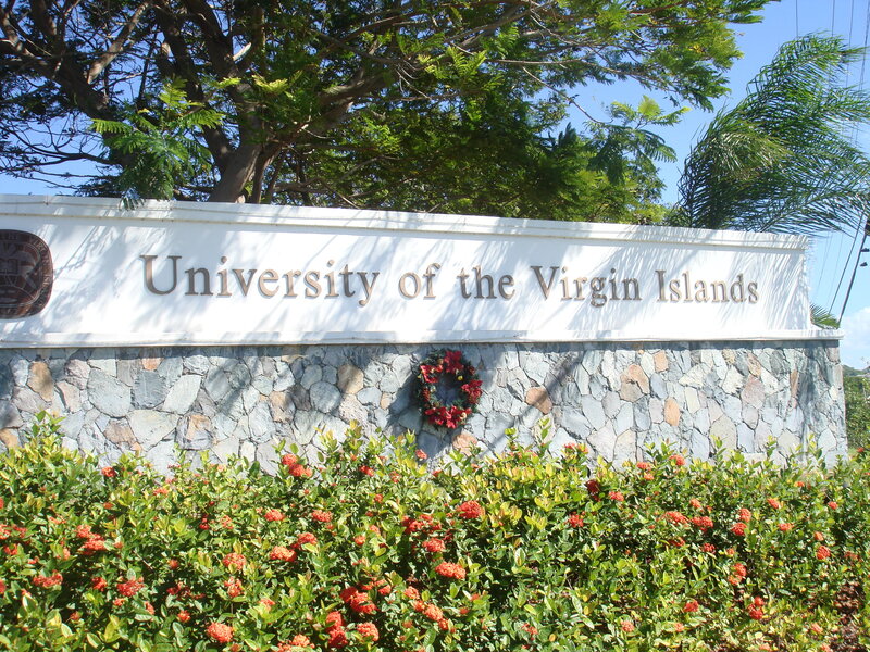 University Sign with Wreath