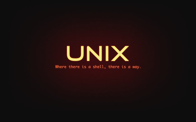 Unix logo with tagline