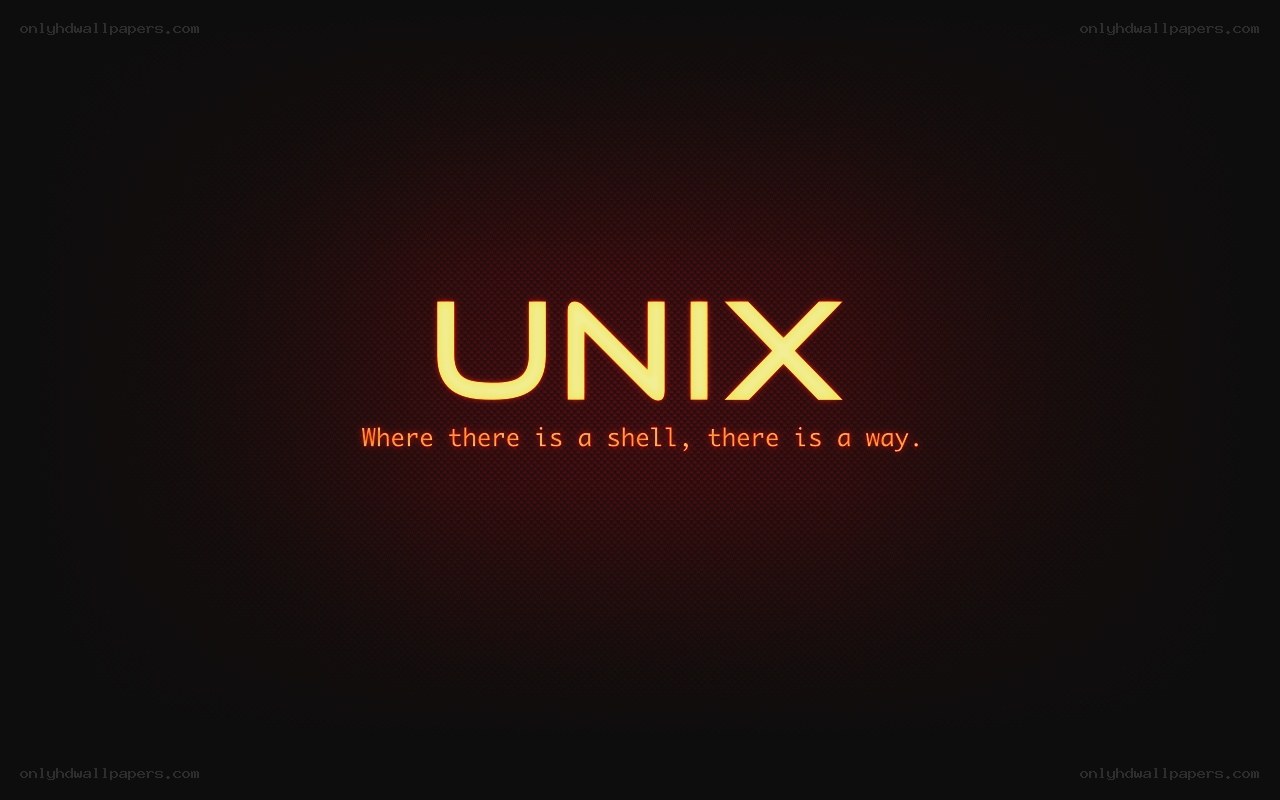 Unix logo with tagline