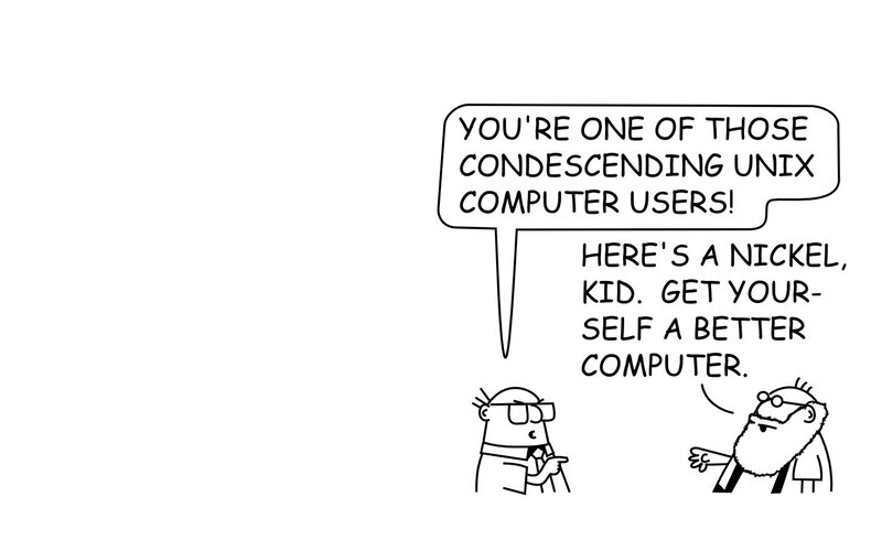 Unix user comic