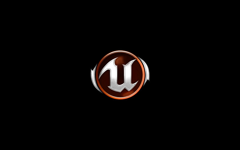 Unreal Engine Logo — Black