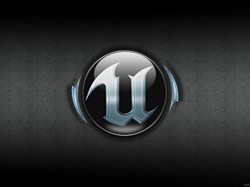 Unreal Engine logo wallpaper
