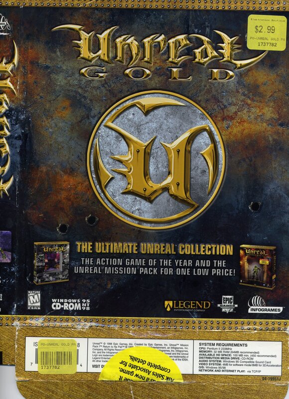 Unreal Gold game cover
