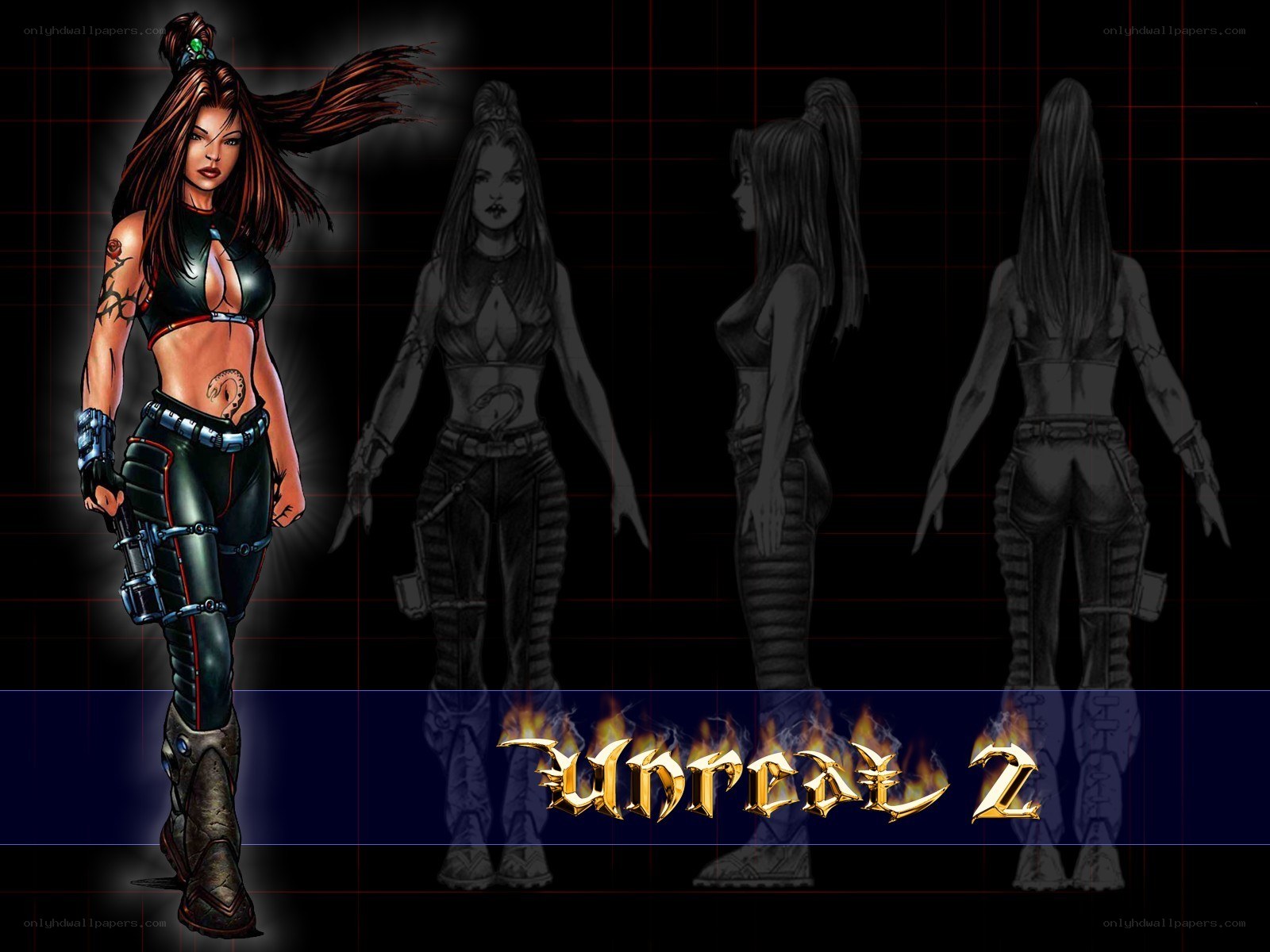 Unreal II character concept art