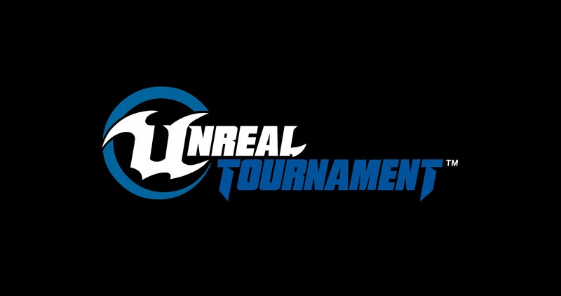 Unreal Tournament Logo — Black, Neutral